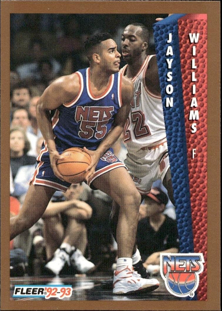 1992-93 Fleer Jayson Williams #391 trading card
