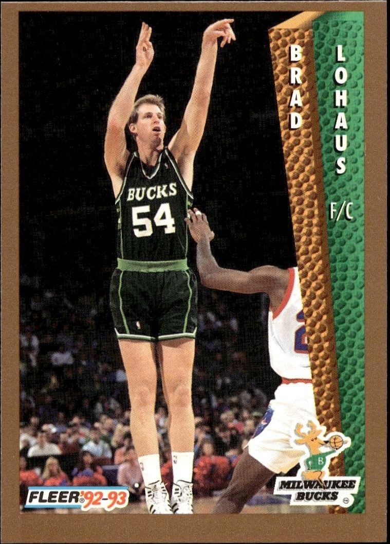 1992-93 Fleer Brad Lohaus #374 trading card