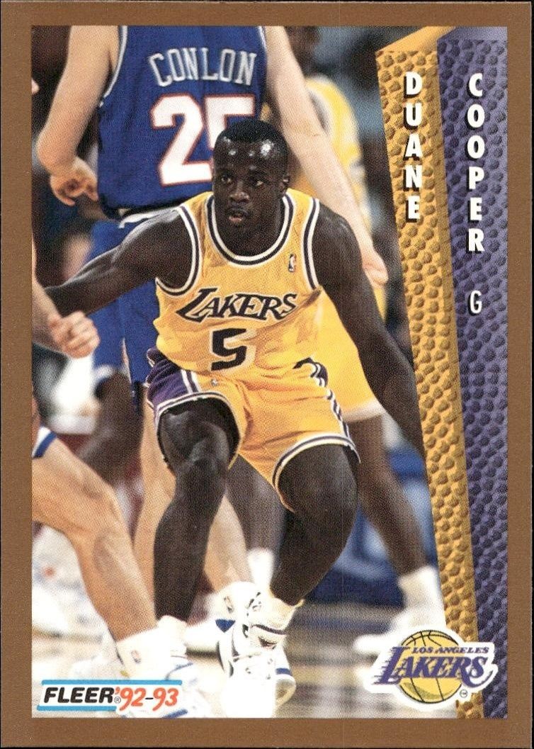 1992-93 Fleer Duane Cooper #362 trading card