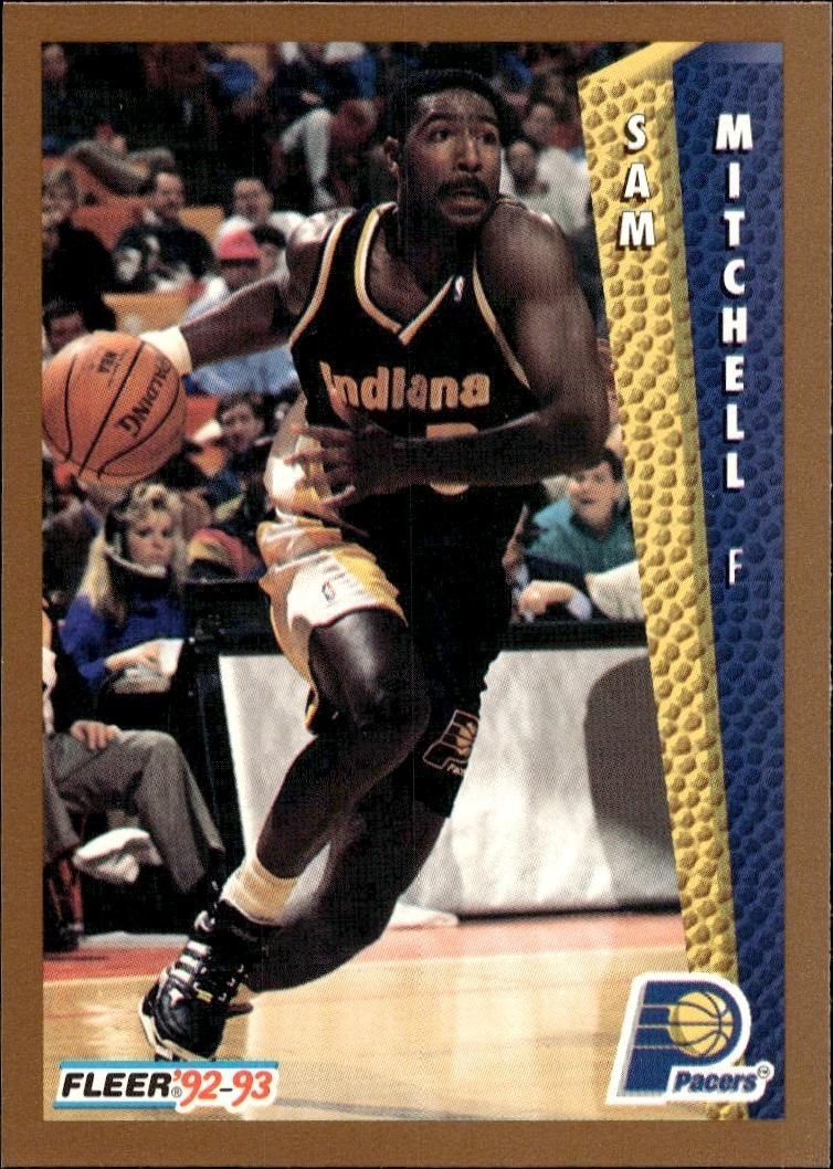 1992-93 Fleer Sam Mitchell #351 trading card