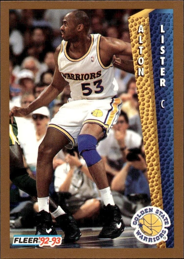 1992-93 Fleer Alton Lister #342 trading card