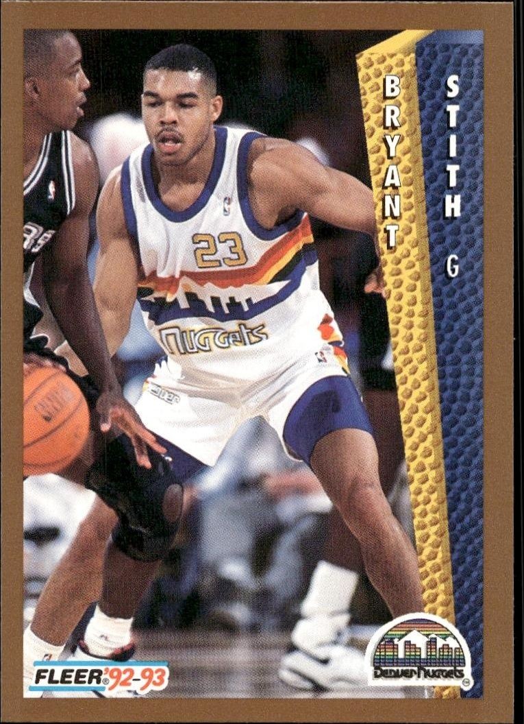 1992-93 Fleer Bryant Stith #332 trading card