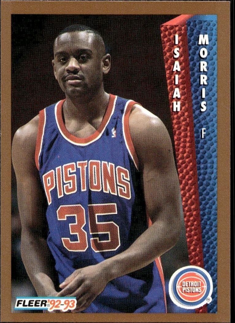 1992-93 Fleer Isaiah Morris #335 trading card