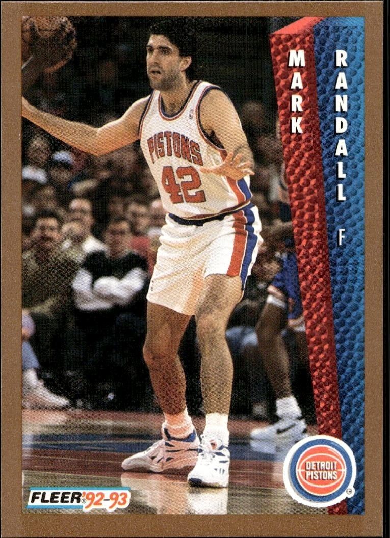 1992-93 Fleer Mark Randall #336 trading card