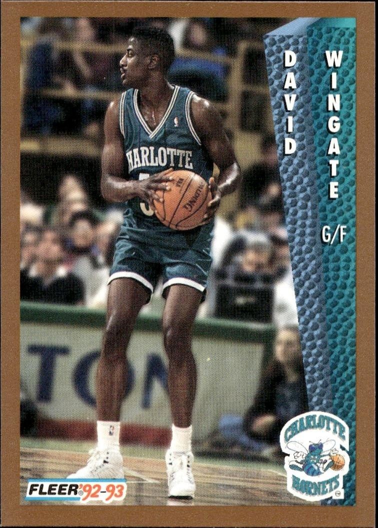 1992-93 Fleer David Wingate #312 trading card