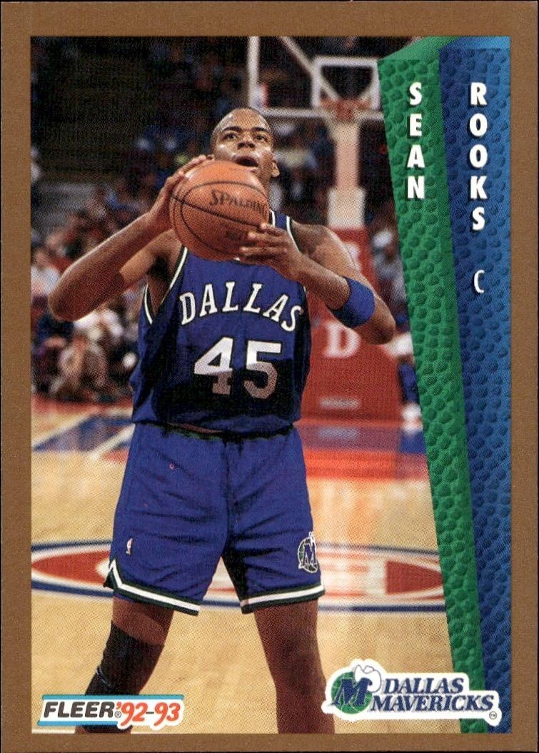 1992-93 Fleer Sean Rooks #325 trading card