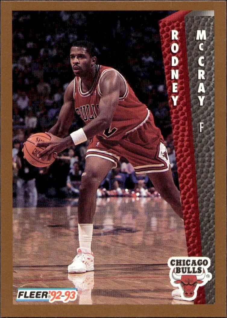 1992-93 Fleer Rodney McCray #313 trading card