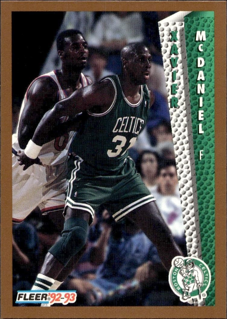 1992-93 Fleer Xavier McDaniel #307 trading card