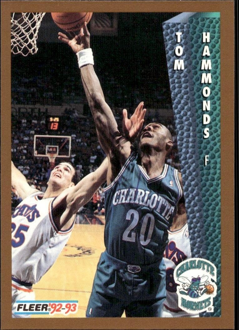 1992-93 Fleer Tom Hammonds #309 trading card