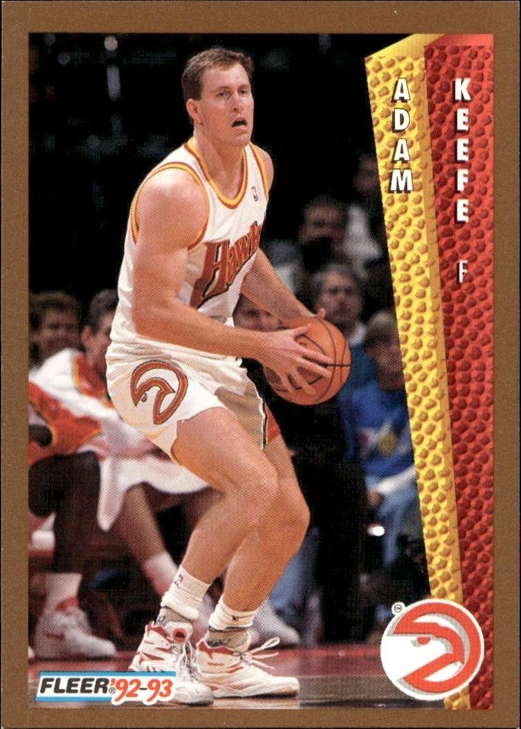 1992-93 Fleer Adam Keefe #302 trading card