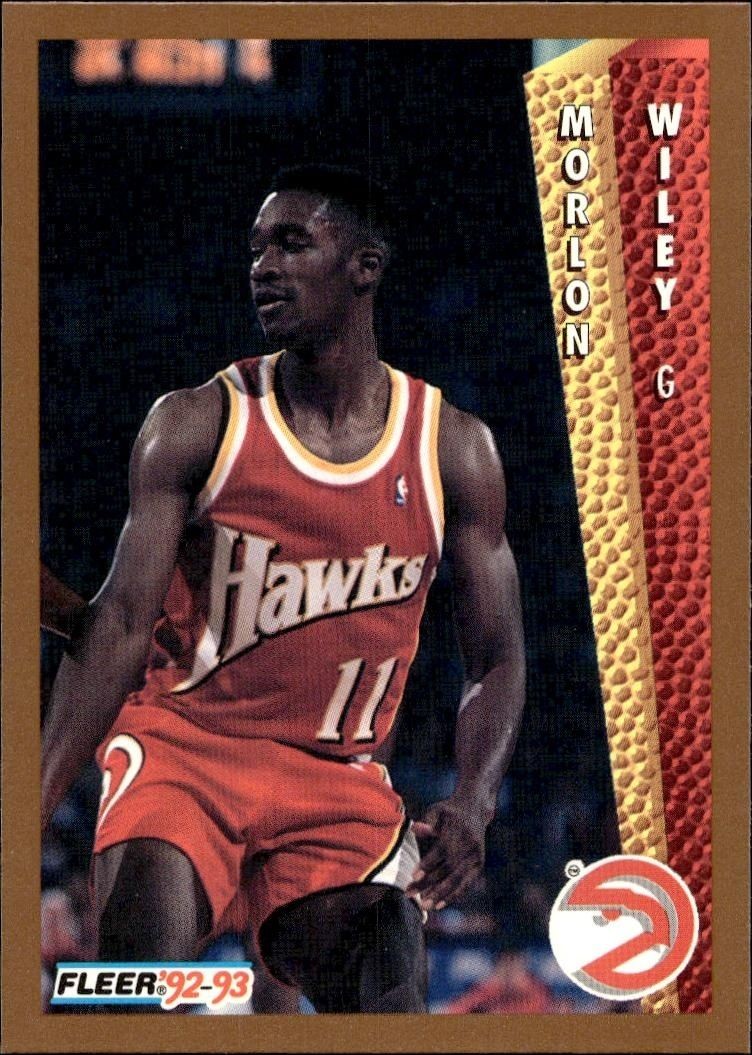 1992-93 Fleer Morlon Wiley #304 trading card