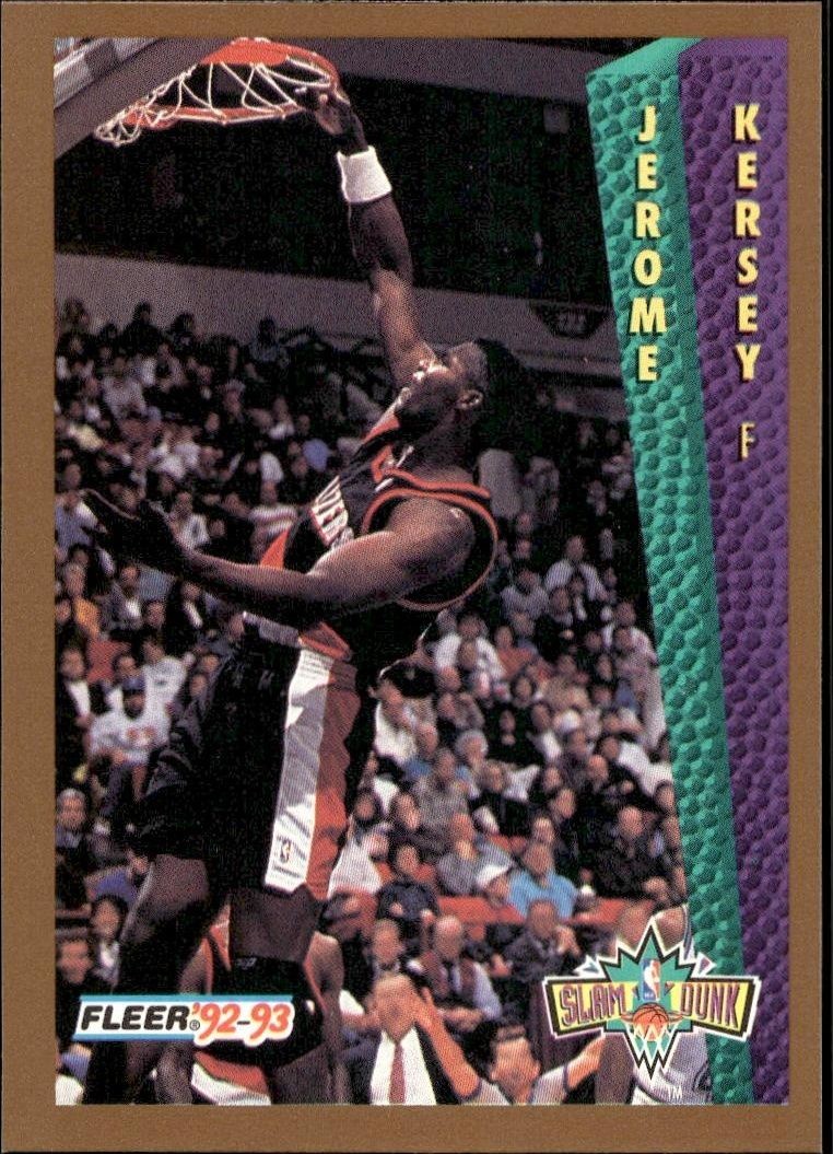 1992-93 Fleer Jerome Kersey #293 trading card
