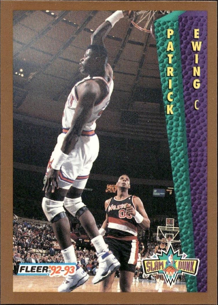 1992-93 Fleer Patrick Ewing #291 trading card