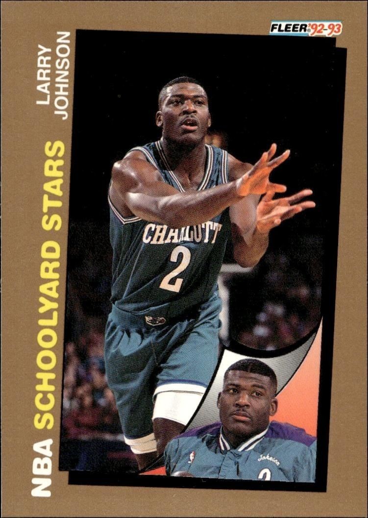 1992-93 Fleer Larry Johnson #259 trading card