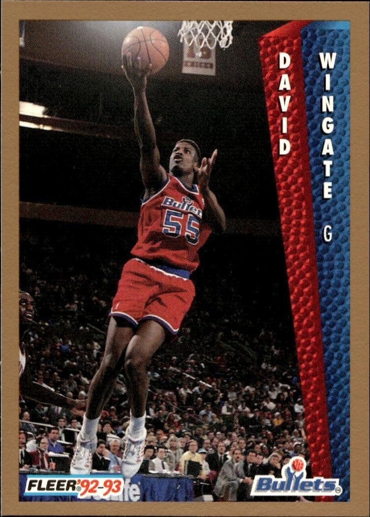 1992-93 Fleer David Wingate #237 trading card