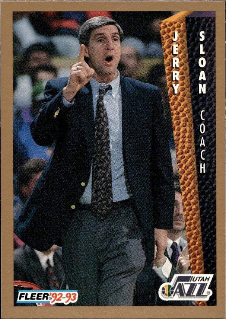 1992-93 Fleer Jerry Sloan #226 trading card