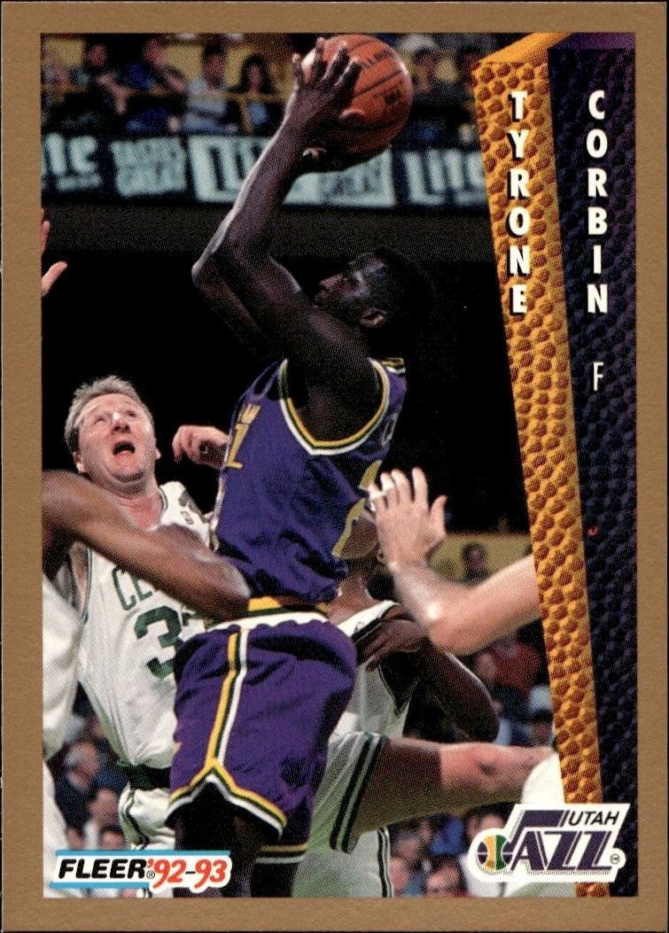 1992-93 Fleer Tyrone Corbin #220 trading card