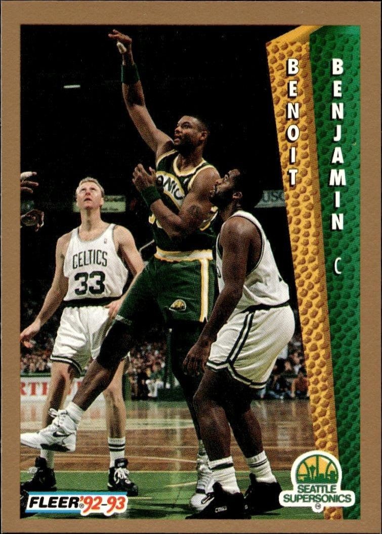 1992-93 Fleer Benoit Benjamin #209 trading card