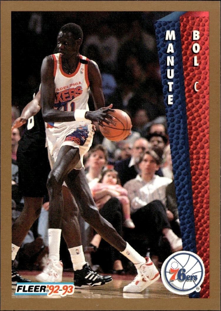 1992-93 Fleer Manute Bol #167 trading card