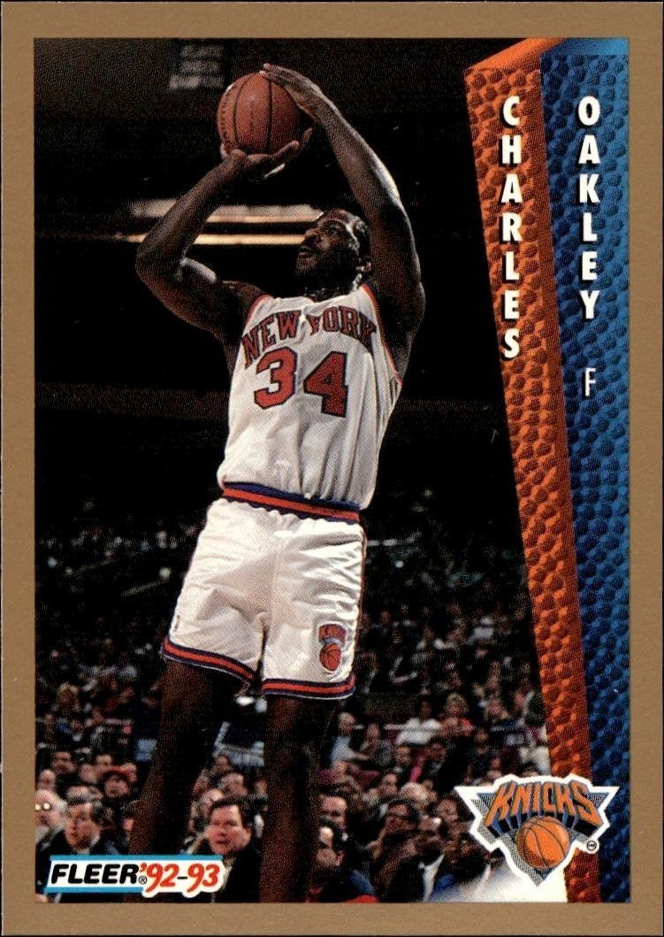 1992-93 Fleer Charles Oakley #154 trading card
