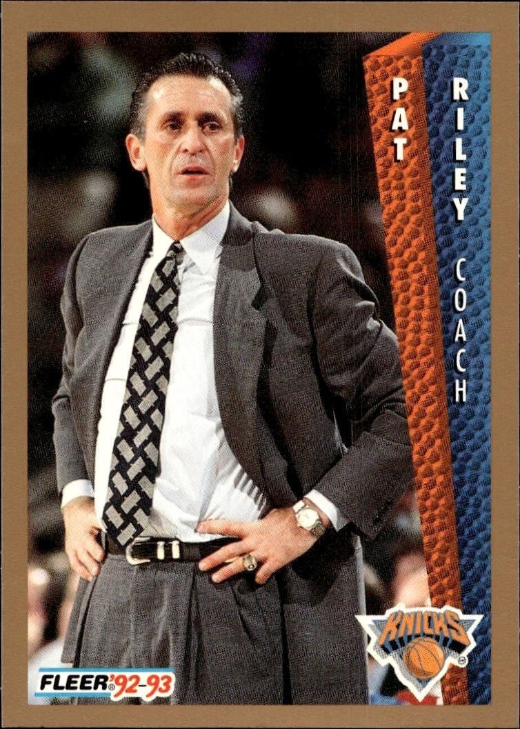 1992-93 Fleer Pat Riley #155 trading card