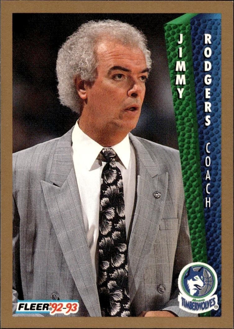 1992-93 Fleer Jimmy Rodgers #137 trading card