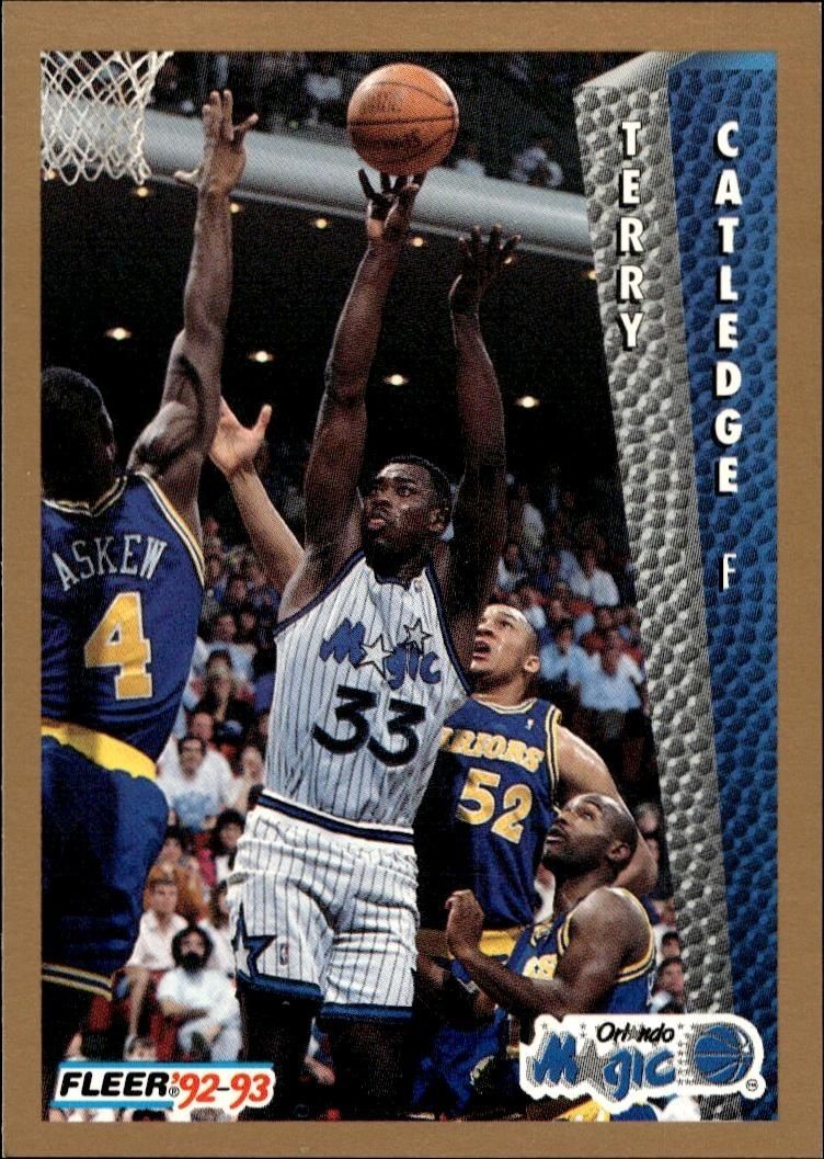 1992-93 Fleer Terry Catledge #160 trading card