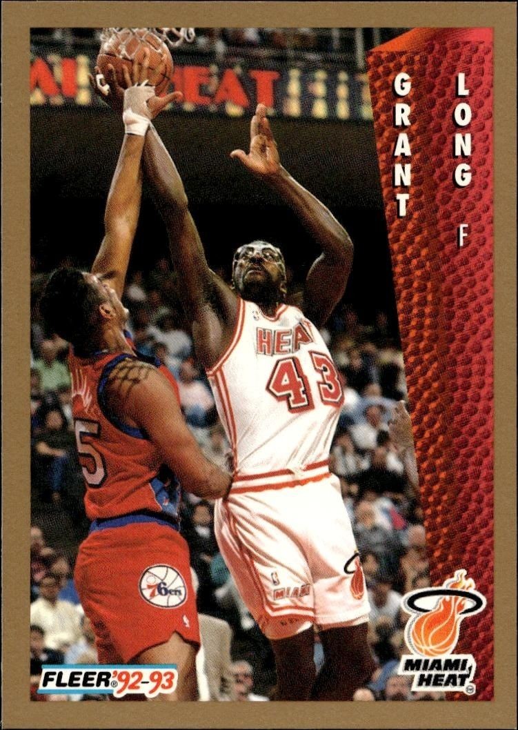 1992-93 Fleer Grant Long #118 trading card