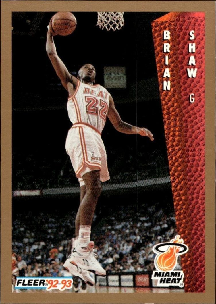 1992-93 Fleer Brian Shaw #122 trading card