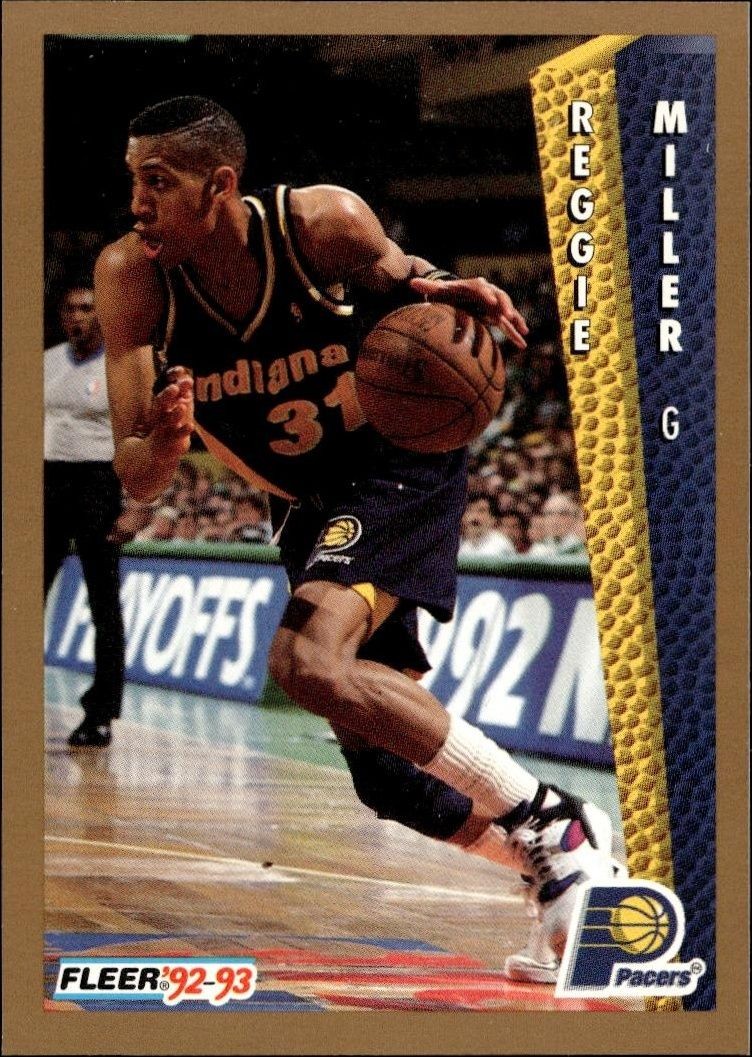 1992-93 Fleer Reggie Miller #91 trading card