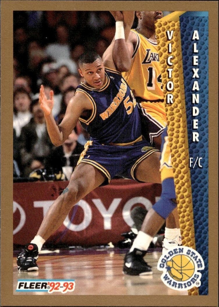 1992-93 Fleer Victor Alexander #72 trading card