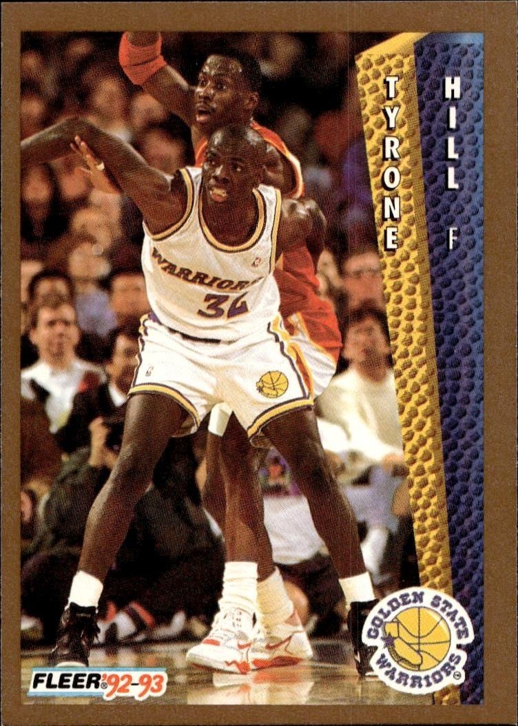 1992-93 Fleer Tyrone Hill #75 trading card