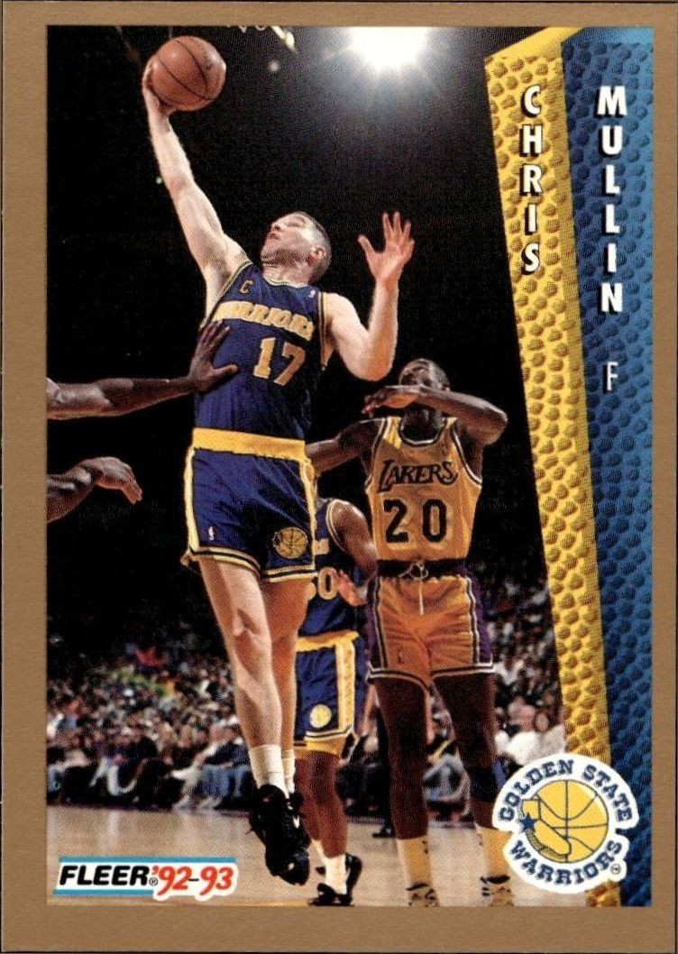 1992-93 Fleer Chris Mullin #77 trading card