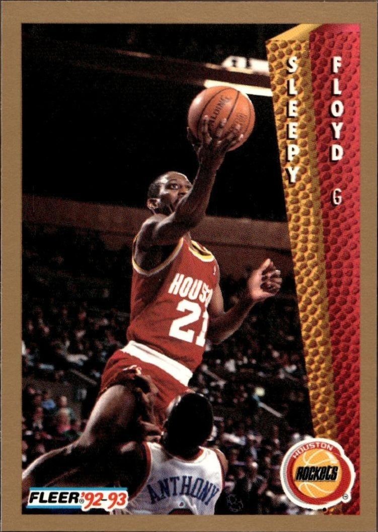 1992-93 Fleer Sleepy Floyd #80 trading card