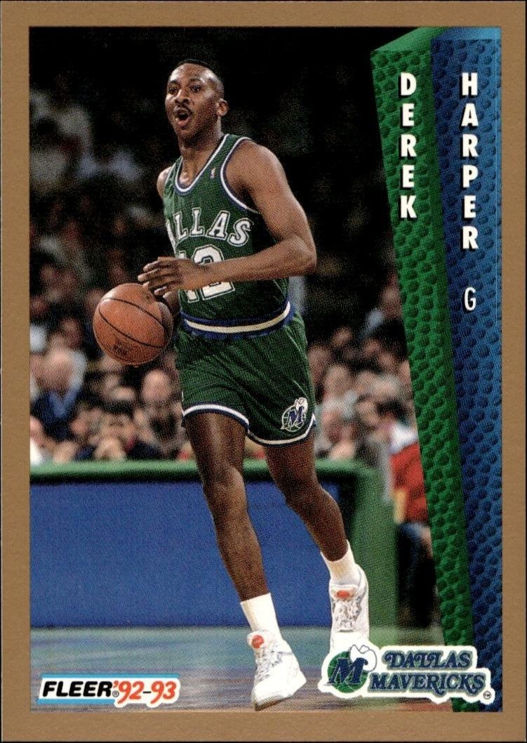 1992-93 Fleer Derek Harper #49 trading card