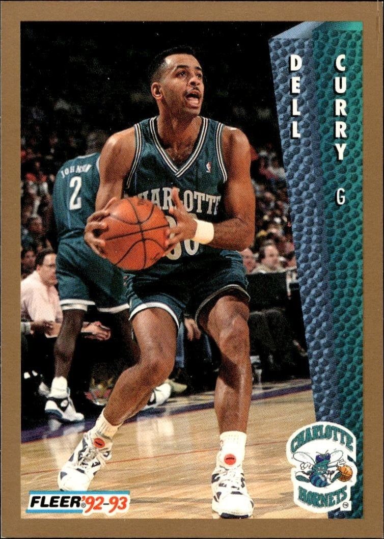 1992-93 Fleer Dell Curry #22 trading card