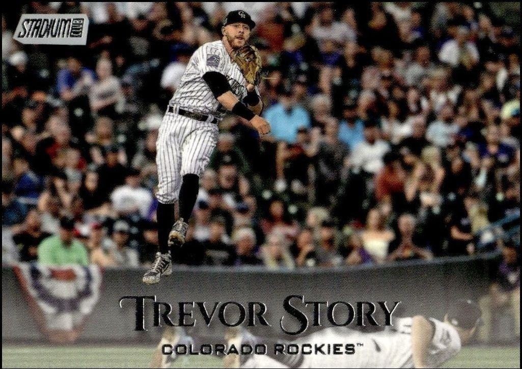2019 Topps Stadium Club Trevor Story #217 trading card