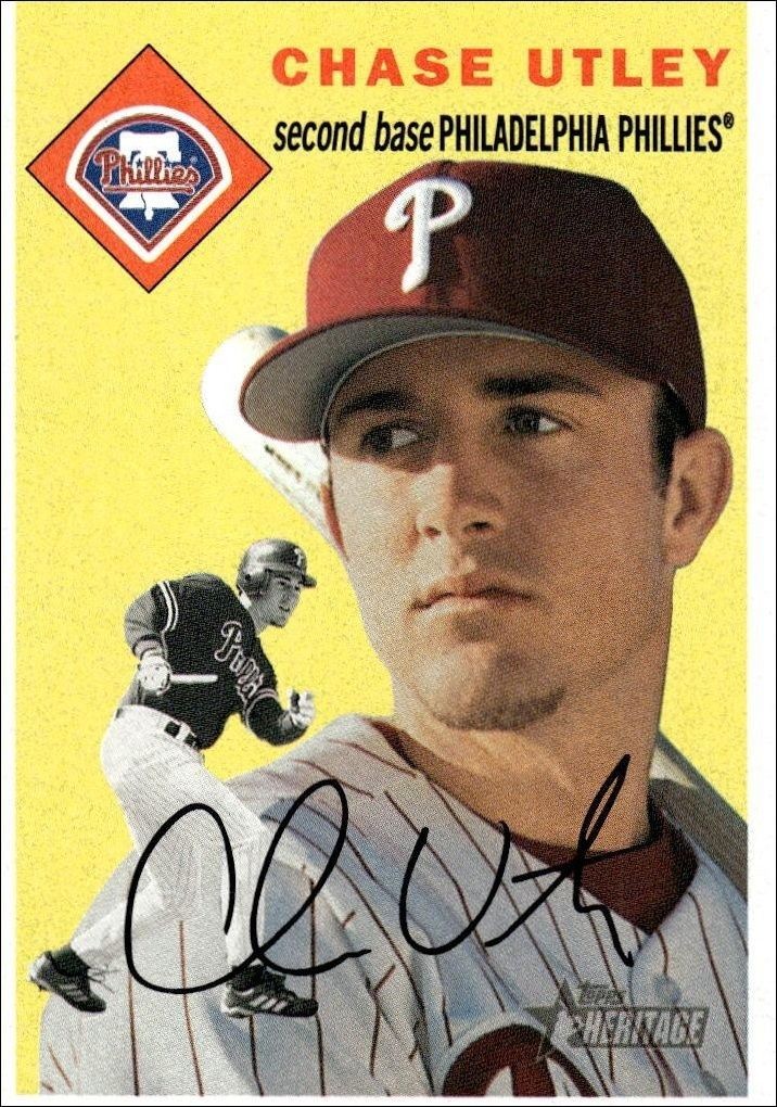 2003 Topps Heritage Chase Utley #179 trading card
