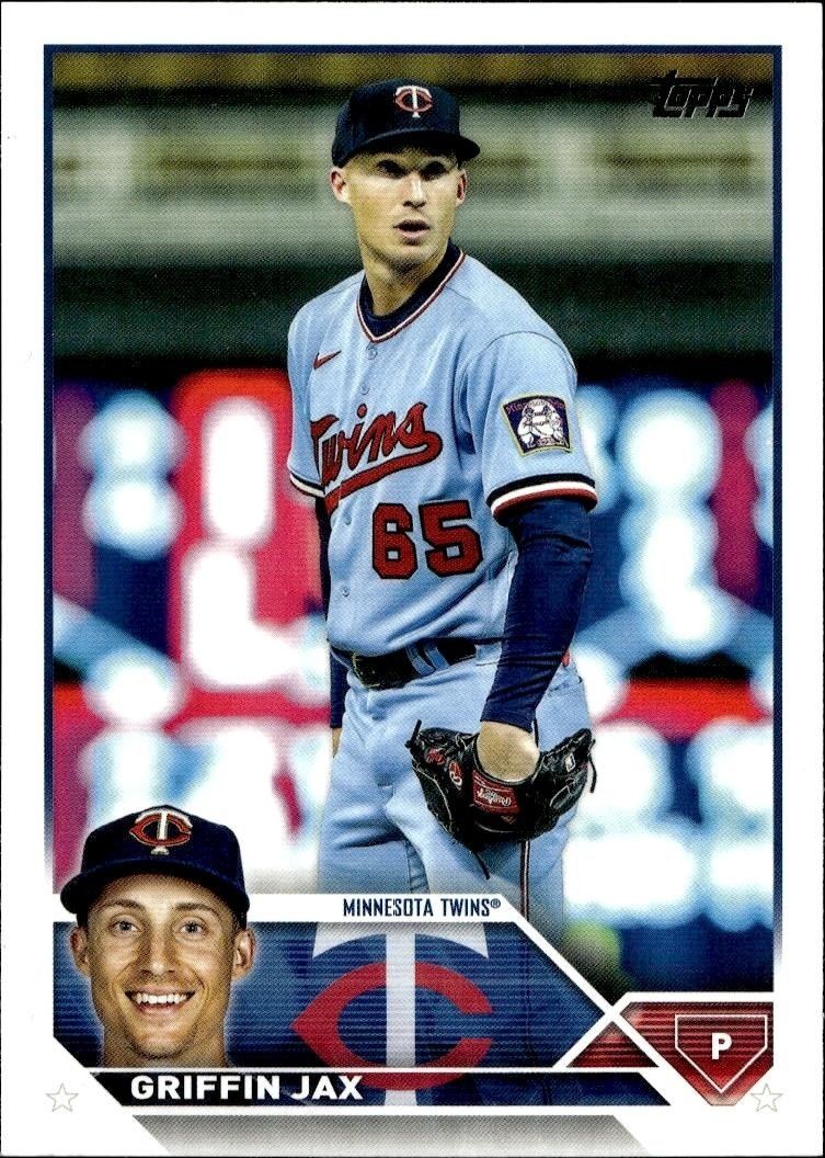 2023 Topps Series 2 Griffin Jax #595 trading card
