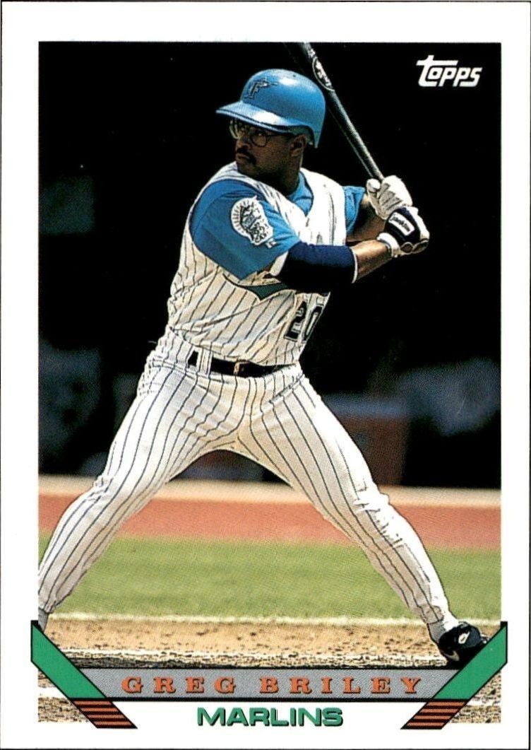 1993 Topps Traded Greg Briley #35T trading card