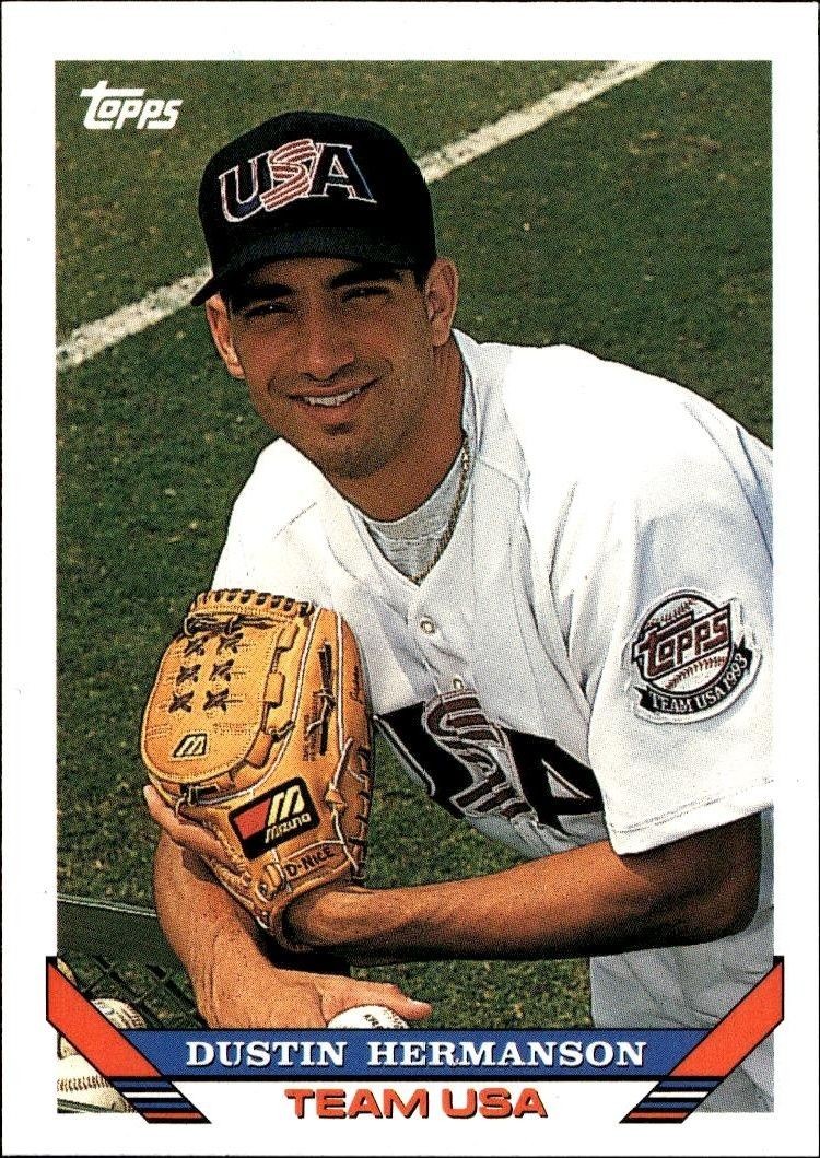 1993 Topps Traded Dustin Hermanson #22T trading card