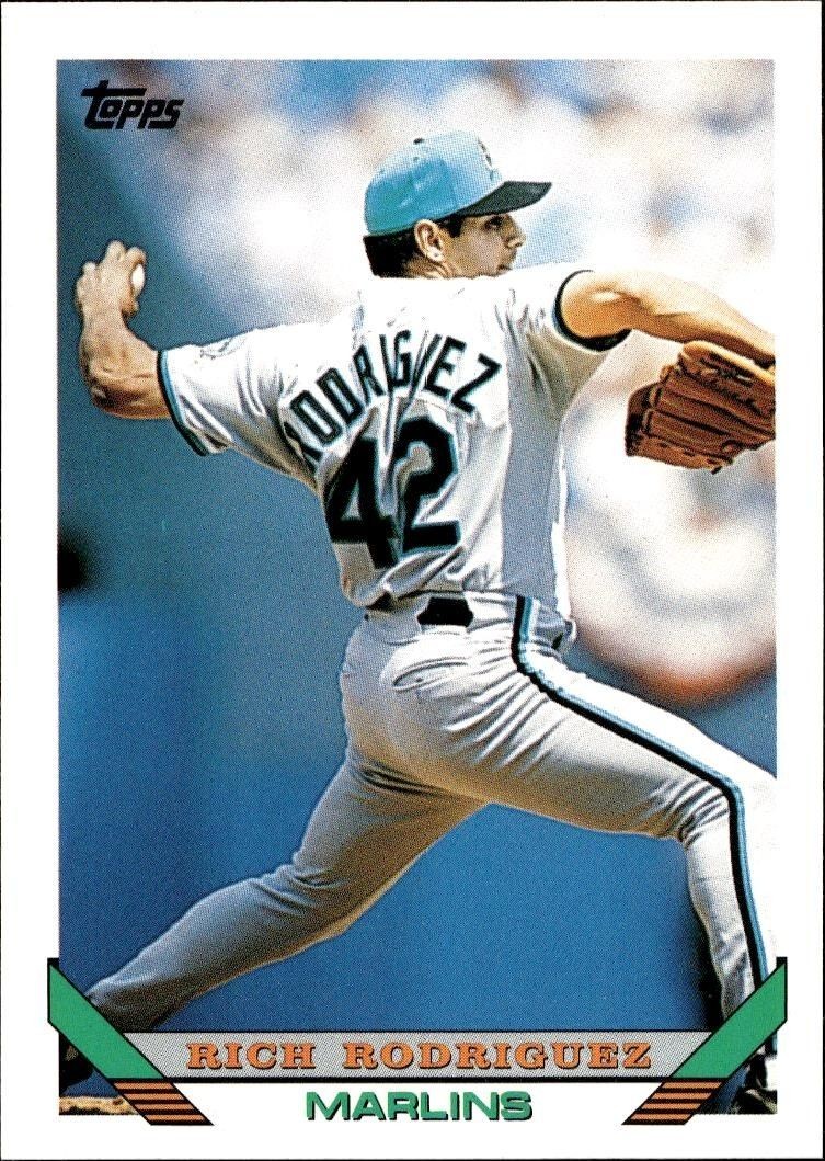 1993 Topps Traded Rich Rodriguez #71T trading card