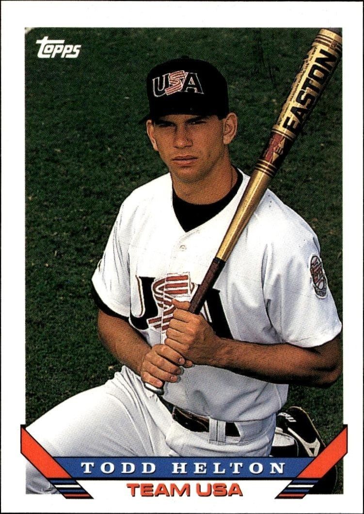 1993 Topps Todd Helton #19T trading card