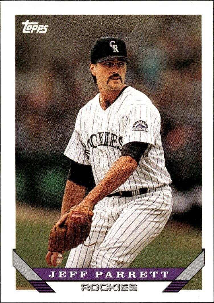 1993 Topps Traded Jeff Parrett #46T trading card