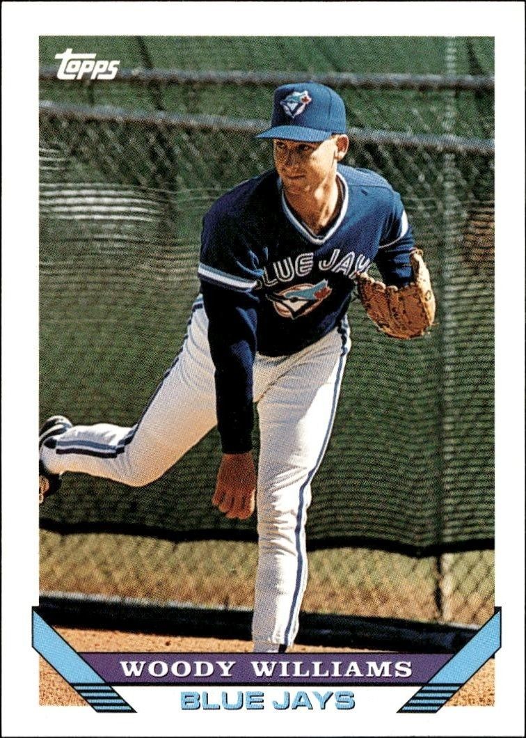 1993 Topps Traded Woody Williams #118T trading card