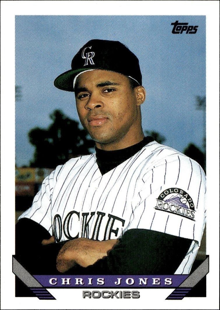 1993 Topps Traded Chris Jones #102T trading card