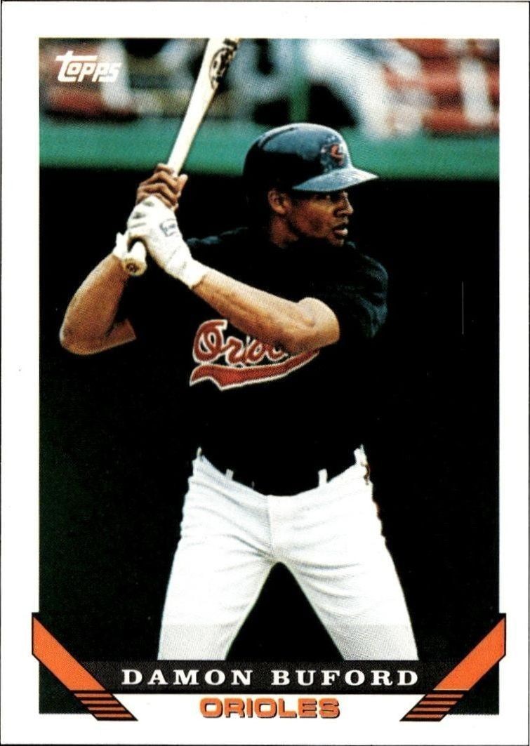 1993 Topps Traded Damon Buford #63T trading card