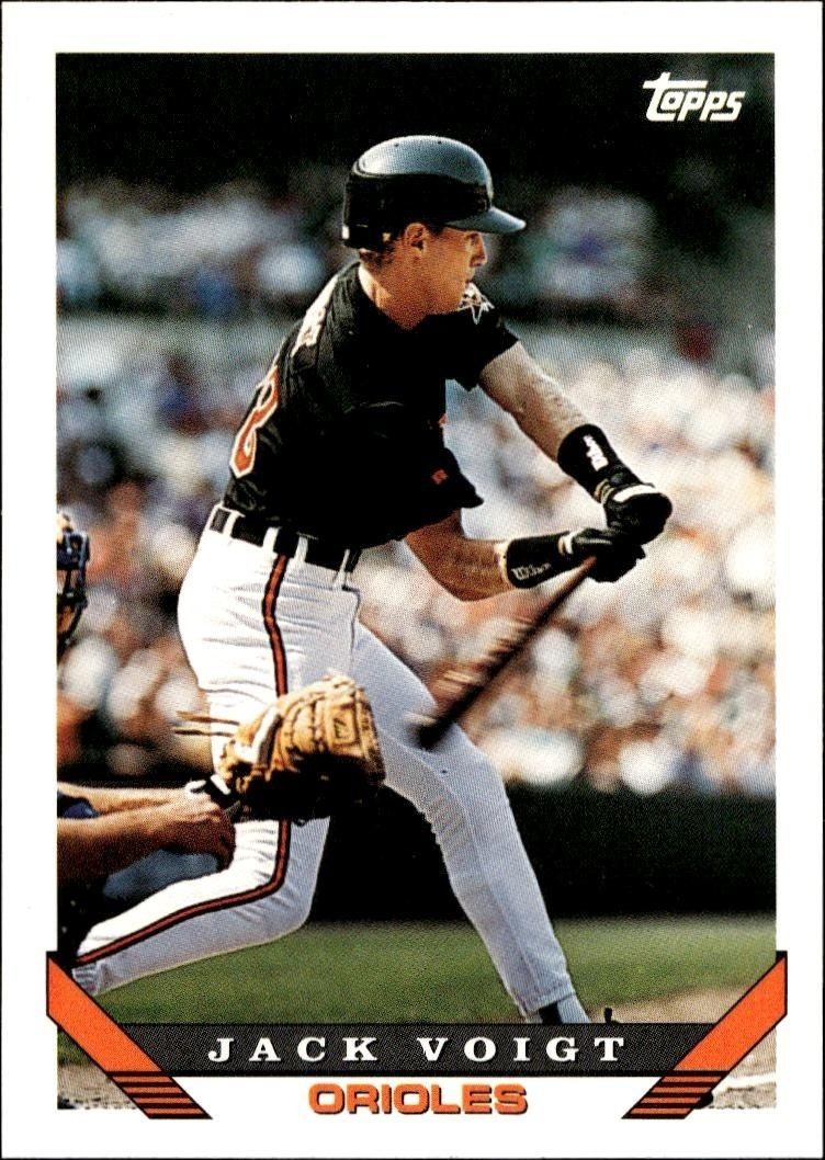 1993 Topps Traded Jack Voigt #27T trading card