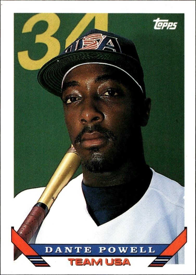 1993 Topps Traded Dante Powell #45T trading card