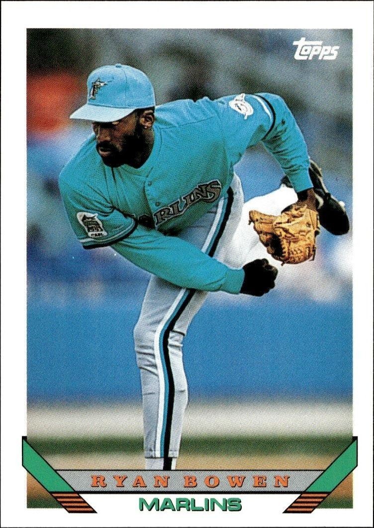 1993 Topps Traded Ryan Bowen #130T trading card